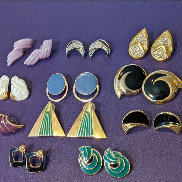 Lot of vintage earrings  - Picture 4 of 5